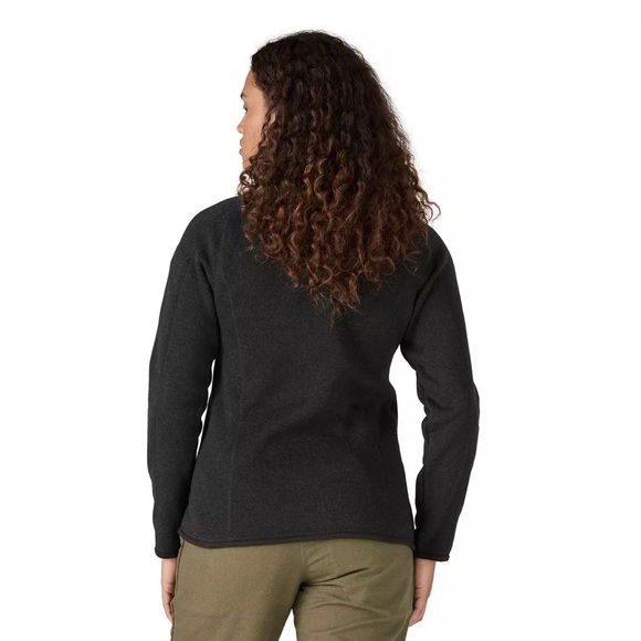 NWOT Patagonia Women's Better Sweater® Quarter-Zip Fleece Top Black size Small - Picture 3 of 16